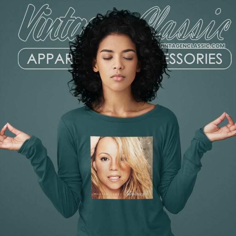 Charmbracelet Album Cover Mariah Carey Long Sleeve Tee Charmbracelet Album Cover Mariah Carey Long Sleeve Tee