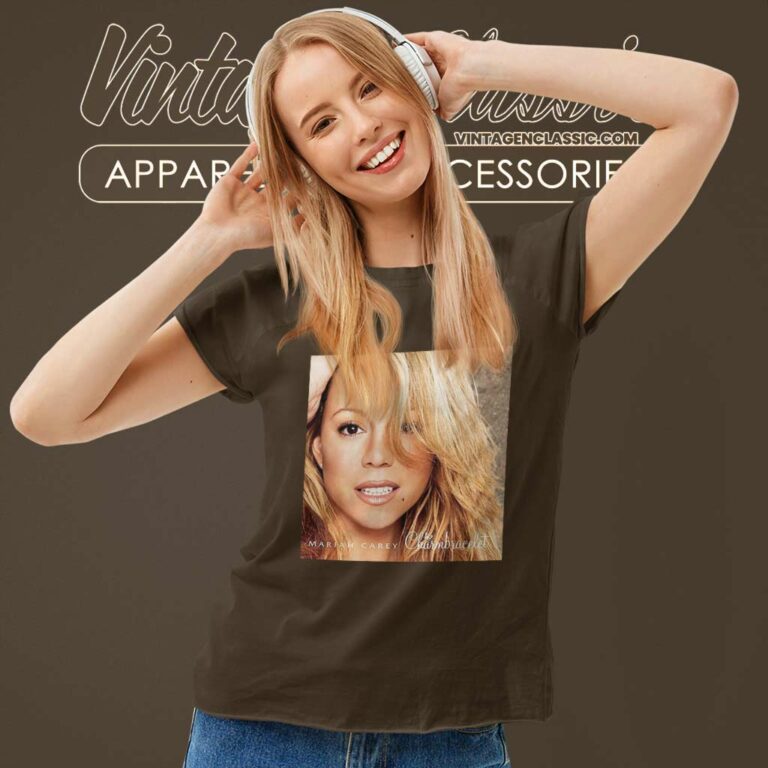 Charmbracelet Album Cover Mariah Carey Women TShirt Charmbracelet Album Cover Mariah Carey Women TShirt