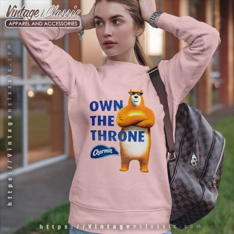 Charmin Bear Hoodie Own The Throne Comfort Colors Sweatshirt Charmin Bear Hoodie Own The Throne Comfort Colors Sweatshirt
