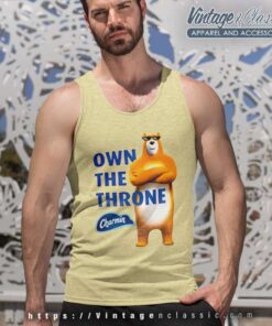 Charmin Bear Hoodie Own The Throne Comfort Colors Tank Top Racerback