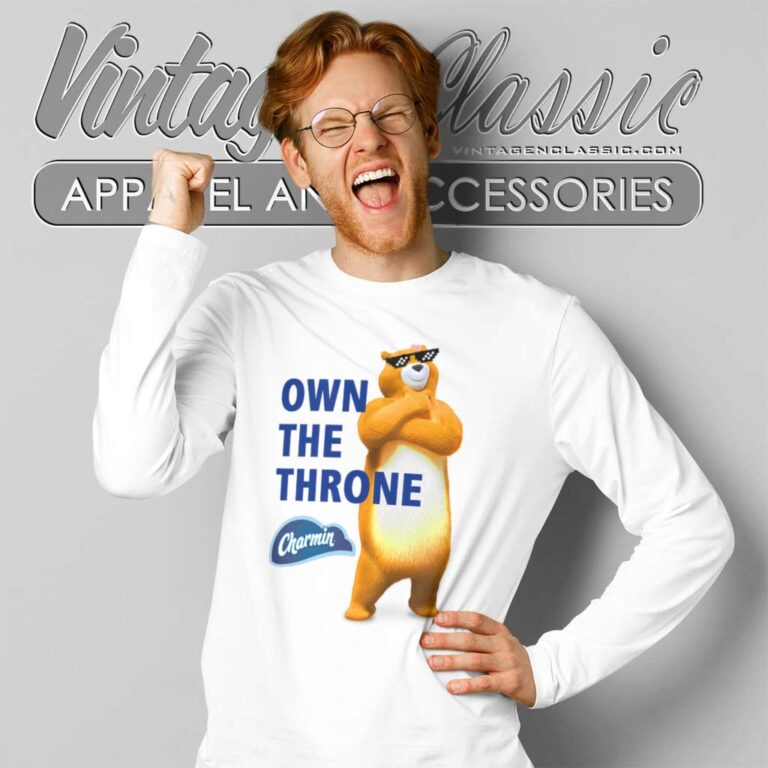 Charmin Bear Own The Throne Long Sleeve Tee Charmin Bear Own The Throne Long Sleeve Tee
