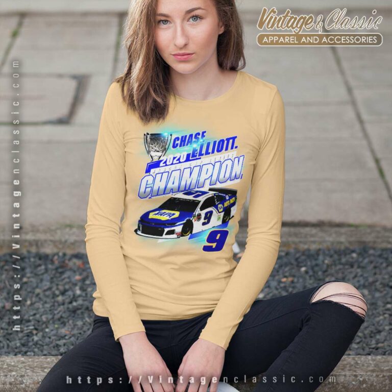 Chase Elliott 2020 Nascar Cup Series Champ Long Sleeve Tee Chase Elliott 2020 Nascar Cup Series Champ Long Sleeve Tee