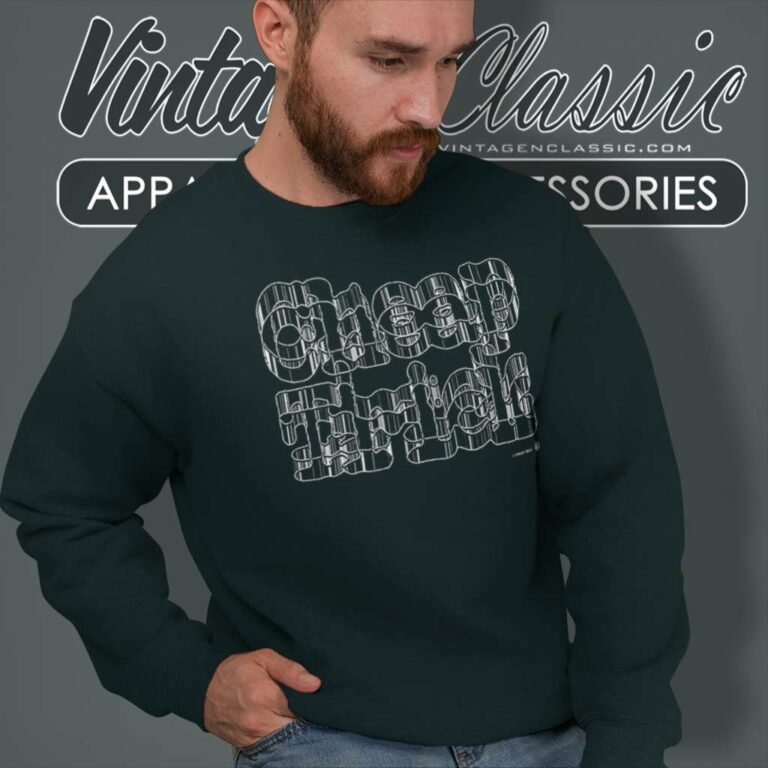 Cheap Trick 3d Logo Sweatshirt Cheap Trick 3d Logo Sweatshirt