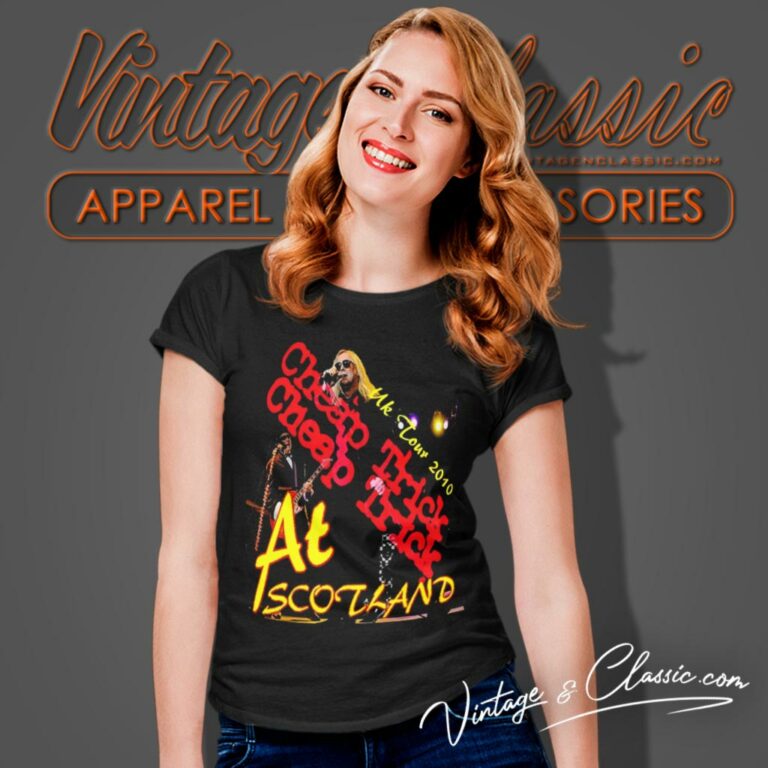 Cheap Trick At Scotland Uk Tour Women T Shirt Cheap Trick At Scotland Uk Tour Women T Shirt