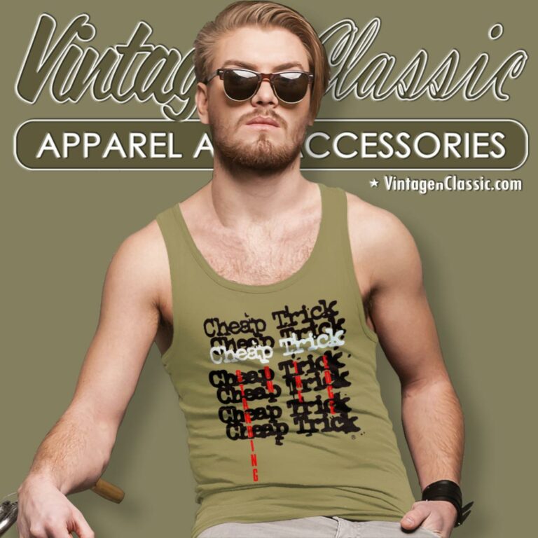 Cheap Trick Canada Tour Tank Top Racerback Cheap Trick Canada Tour Tank Top Racerback