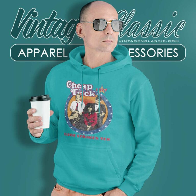 Cheap Trick Clock Strikes Ten Hoodie Cheap Trick Clock Strikes Ten Hoodie