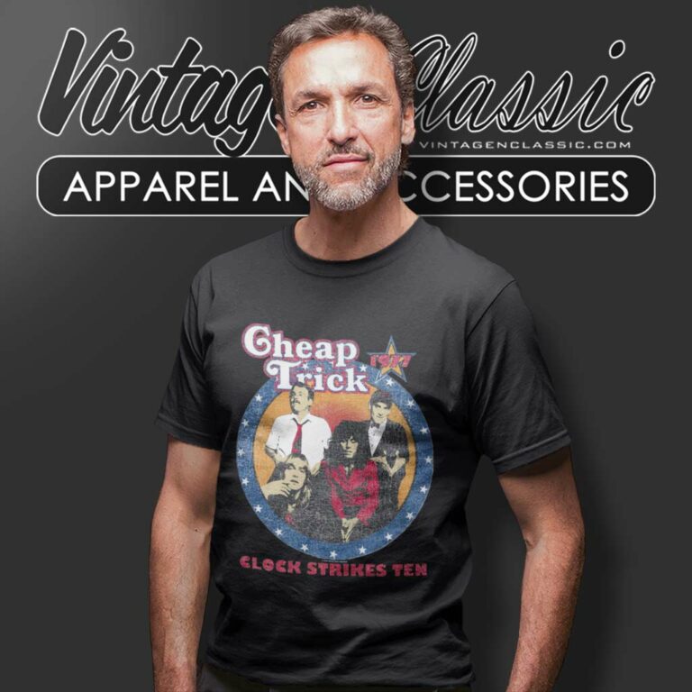 Cheap Trick Clock Strikes Ten T Shirt Cheap Trick Clock Strikes Ten T Shirt