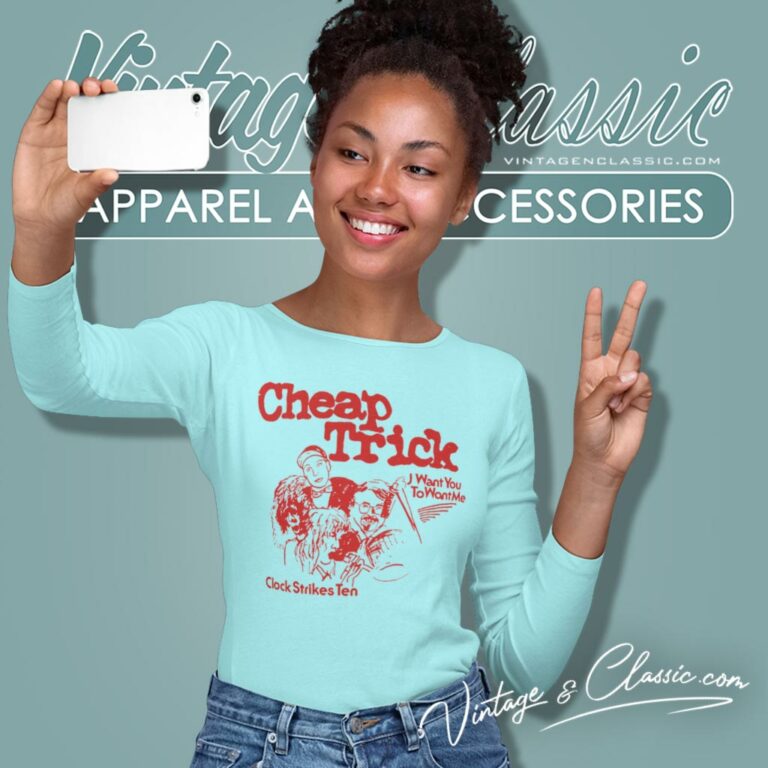 Cheap Trick I Want You To Want Me Long Sleeve Tee Cheap Trick I Want You To Want Me Long Sleeve Tee
