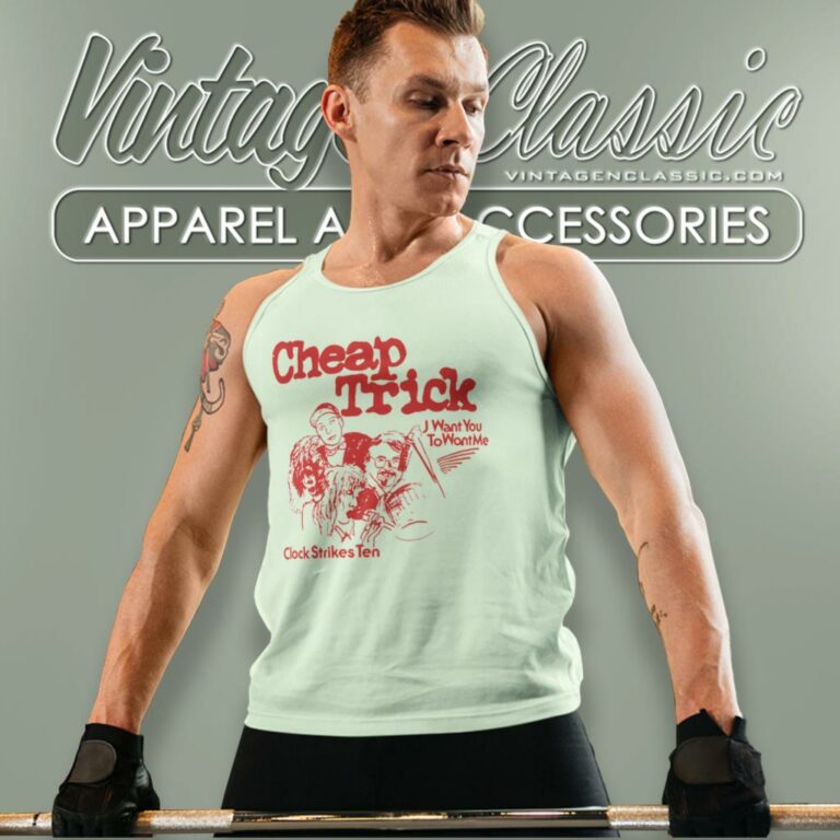 Cheap Trick I Want You To Want Me Tank Top Racerback Cheap Trick I Want You To Want Me Tank Top Racerback
