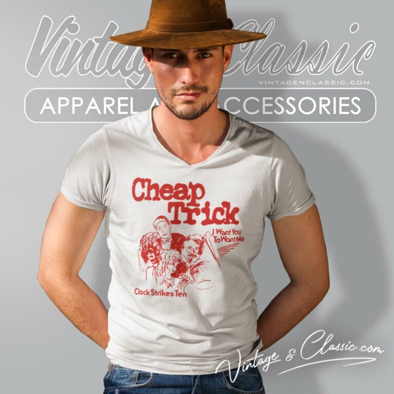 Cheap Trick I Want You To Want Me V Neck TShirt Cheap Trick I Want You To Want Me V Neck TShirt