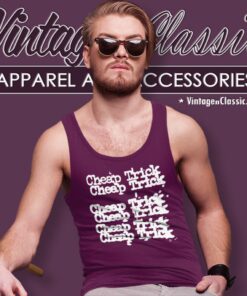 Cheap Trick Logo Tank Top Racerback