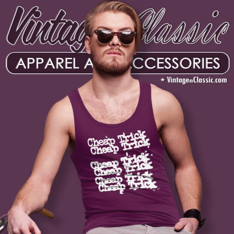 Cheap Trick Logo Tank Top Racerback Cheap Trick Logo Tank Top Racerback