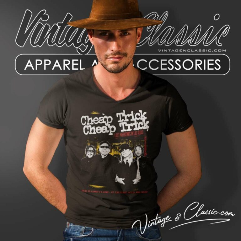 Cheap Trick Lost Weekends V Neck TShirt Cheap Trick Lost Weekends V Neck TShirt