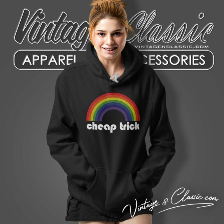 Cheap Trick Rainbow Hoodie Cheap Trick Rainbow Hoodie