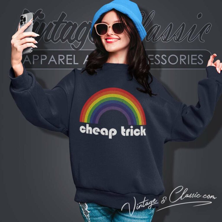 Cheap Trick Rainbow Sweatshirt Cheap Trick Rainbow Sweatshirt