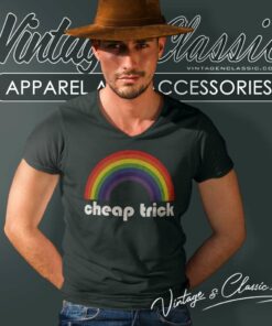 Cheap Trick Rainbow V Neck TShirt