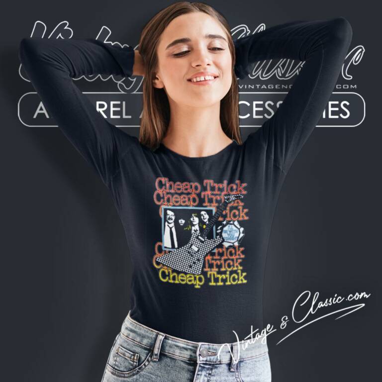Cheap Trick Shirt I Will Be With You Tonight Long Sleeve Tee Cheap Trick Shirt I Will Be With You Tonight Long Sleeve Tee