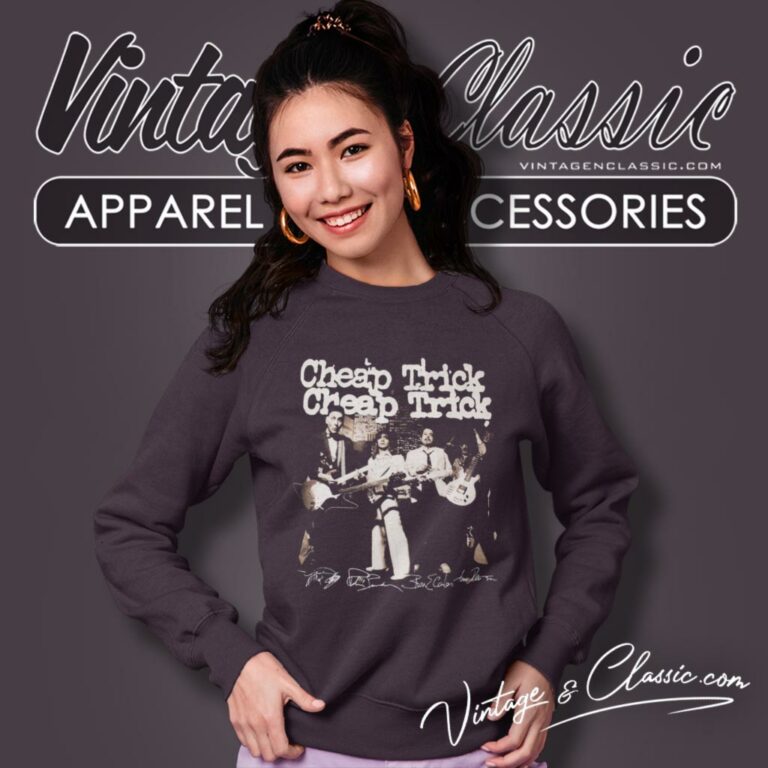 Cheap Trick Signatures Sweatshirt Cheap Trick Signatures Sweatshirt