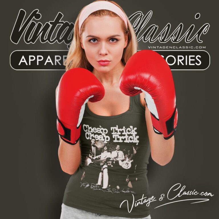 Cheap Trick Signatures Tank Top Racerback Cheap Trick Signatures Tank Top Racerback