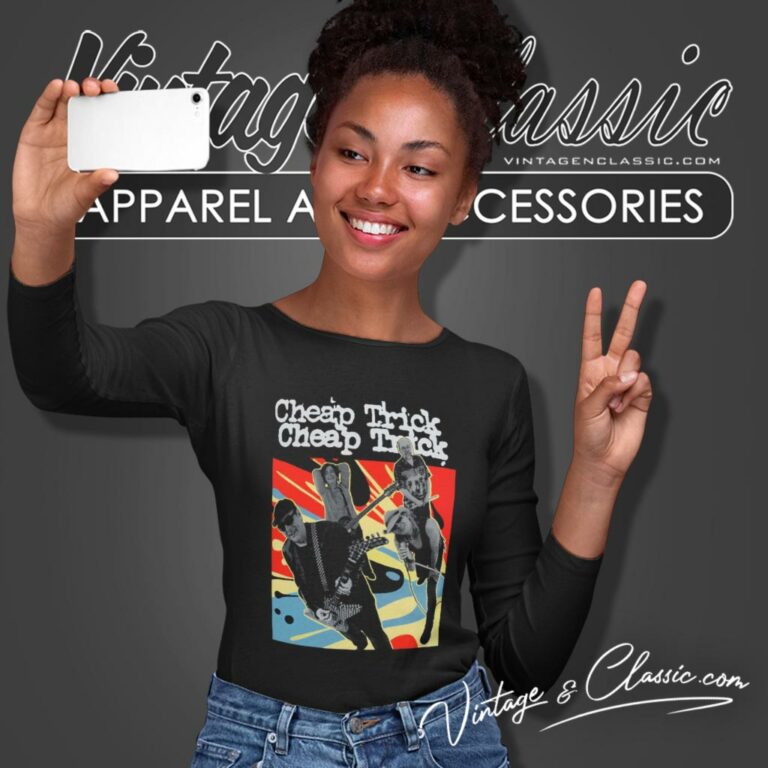 Cheap Trick Uk Tour Long Sleeve Tee Cheap Trick Uk Tour Long Sleeve Tee