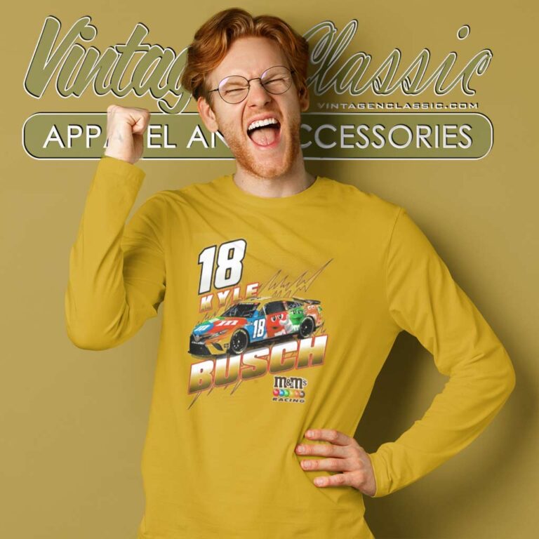 Checkered Flag Sports Kyle Busch 2022 Groove Long Sleeve Tee Checkered Flag Sports Kyle Busch 2022 Groove Long Sleeve Tee
