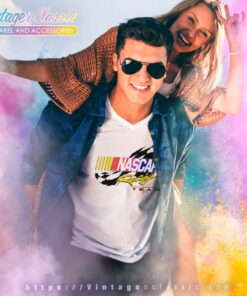 Checkered Flag Sports Nascar Racing V Neck TShirt