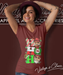 Cheech And Chong Xmas Ho Ho Ho Christmas V Neck TShirt