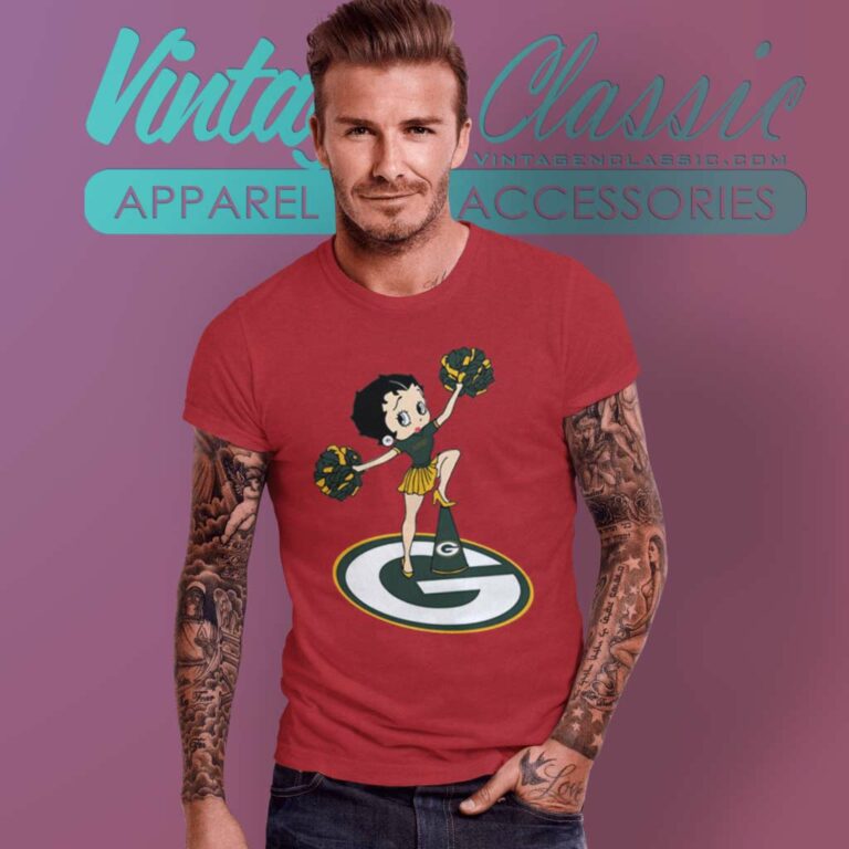 Cheer Betty Boop Green Bay Packers T Shirt Cheer Betty Boop Green Bay Packers T Shirt