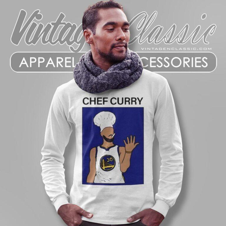 Chef Steph Curry Golden State Warriors Long Sleeve Tee Chef Steph Curry Golden State Warriors Long Sleeve Tee
