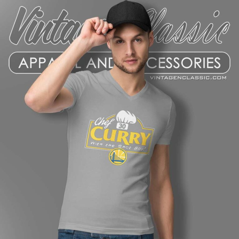 Chef Stephen Curry Golden State Warriors V Neck TShirt Chef Stephen Curry Golden State Warriors V Neck TShirt