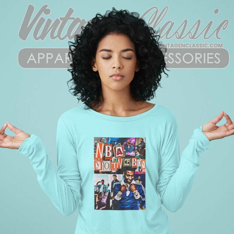 Chemise Nba Youngboy Never Broke Again Long Sleeve Tee Chemise Nba Youngboy Never Broke Again Long Sleeve Tee