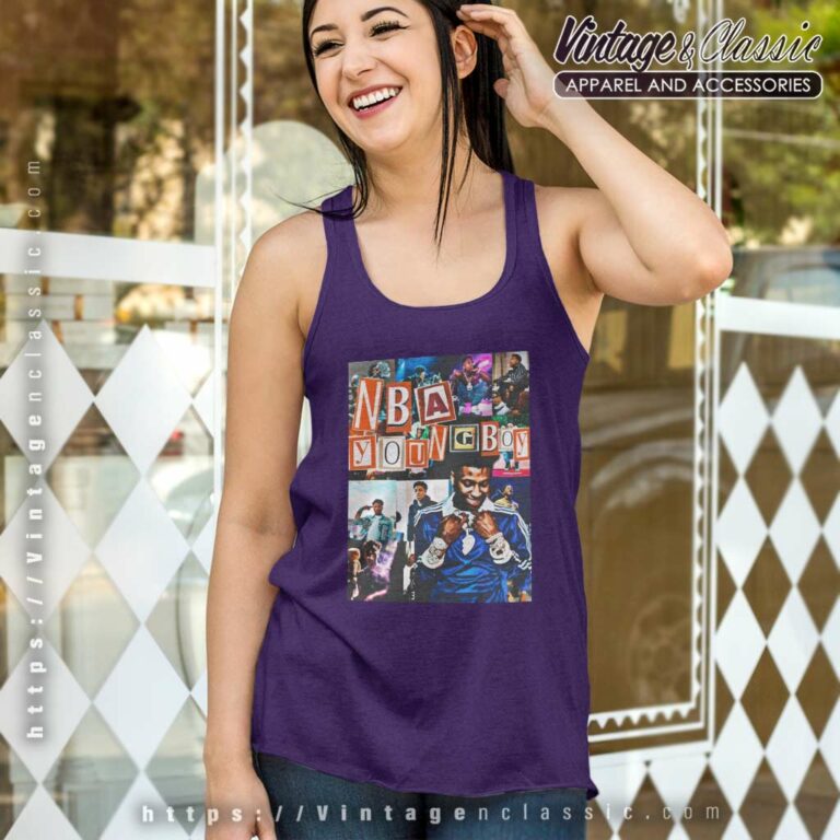 Chemise Nba Youngboy Never Broke Again Tank Top Racerback Chemise Nba Youngboy Never Broke Again Tank Top Racerback