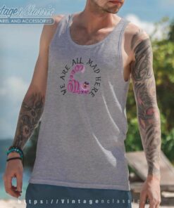 Cheshire Were All Mad Here Sweater Tank Top Racerback