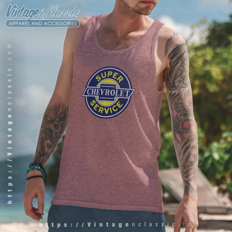 Chevrolet Chevy Super Service Nascar Racing Tank Top Racerback Chevrolet Chevy Super Service Nascar Racing Tank Top Racerback