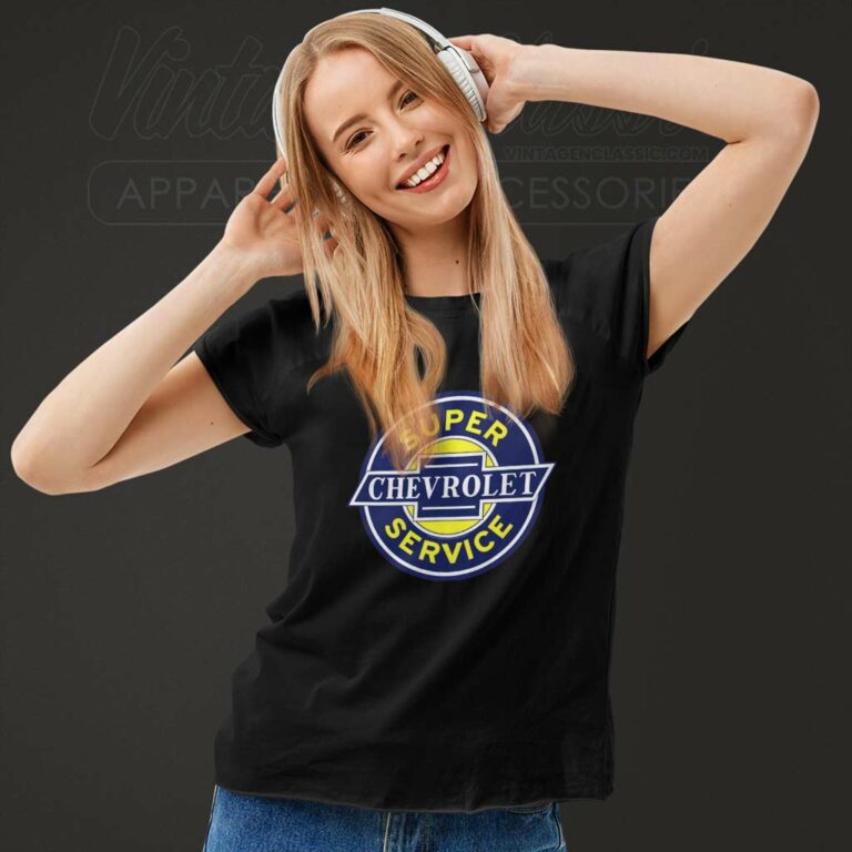 Chevrolet Chevy Super Service Nascar Racing Women TShirt Chevrolet Chevy Super Service Nascar Racing Women TShirt