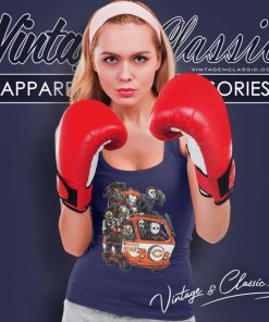 Chicago Bear Horror Movies Characters Halloween Tank Top Racerback