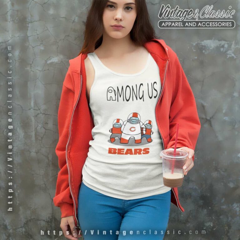 Chicago Bears Among Us Tank Top Racerback Chicago Bears Among Us Tank Top Racerback