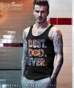 Chicago Bears Best Dad Ever Tank Top Racerback