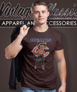 Chicago Bears Betty Boop T Shirt