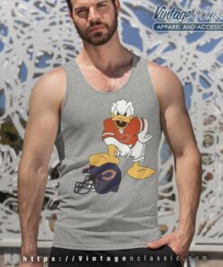 Chicago Bears Donald Duck Tank Top Racerback