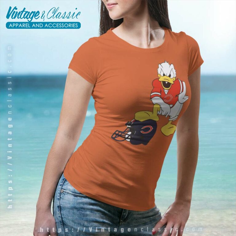 Chicago Bears Donald Duck Women TShirt Chicago Bears Donald Duck Women TShirt