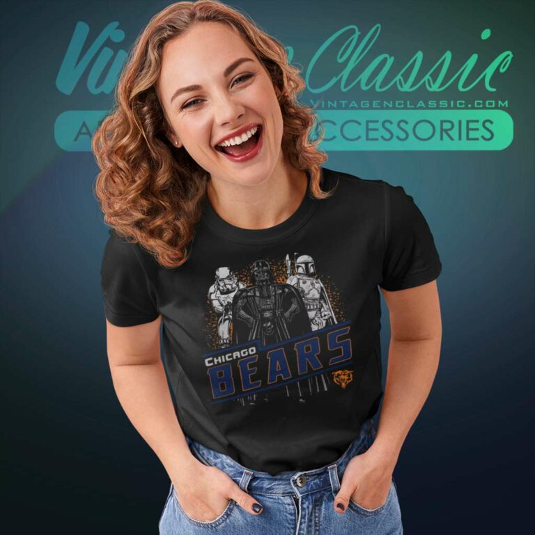Chicago Bears Empire Star Wars Women TShirt Chicago Bears Empire Star Wars Women TShirt