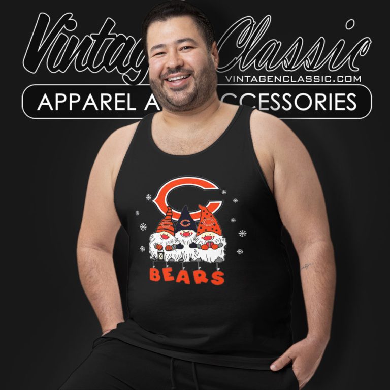 Chicago Bears Gnomes Christmas Tank Top Racerback Chicago Bears Gnomes Christmas Tank Top Racerback