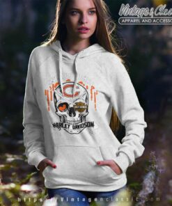 Chicago Bears Harley Daivsion Skull Shirt 6 Chicago Bears Harley Daivsion Skull Hoodie