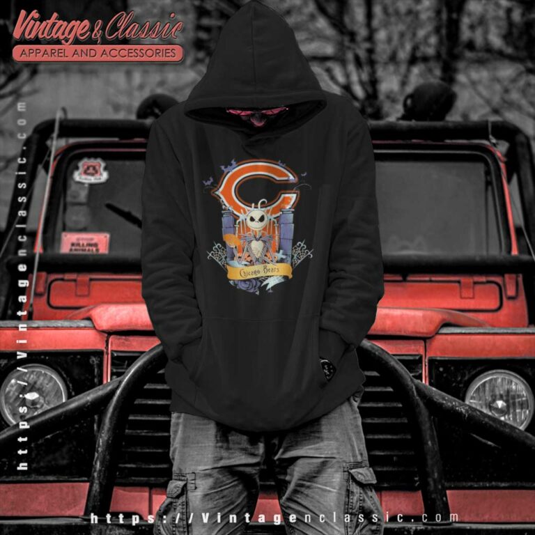 Chicago Bears Jack Skellington This Is The Nightmare Halloween Hoodie Chicago Bears Jack Skellington This Is The Nightmare Halloween Hoodie