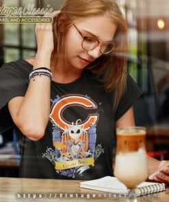 Chicago Bears Jack Skellington This Is The Nightmare Halloween Women TShirt