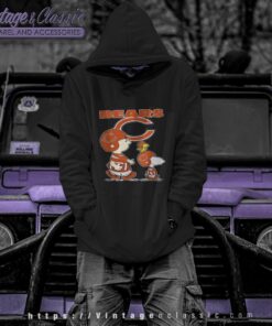 Chicago Bears Lets Play Football Together Snoopy Shirt Hoodie
