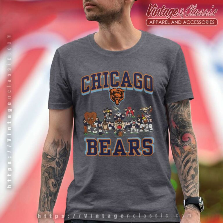 Chicago Bears Looney Tunes T Shirt Chicago Bears Looney Tunes T Shirt