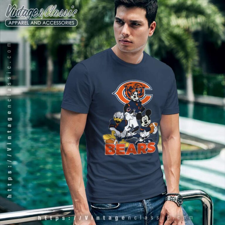 Chicago Bears Mickey Mouse Donald Duck Goofy T Shirt Chicago Bears Mickey Mouse Donald Duck Goofy T Shirt
