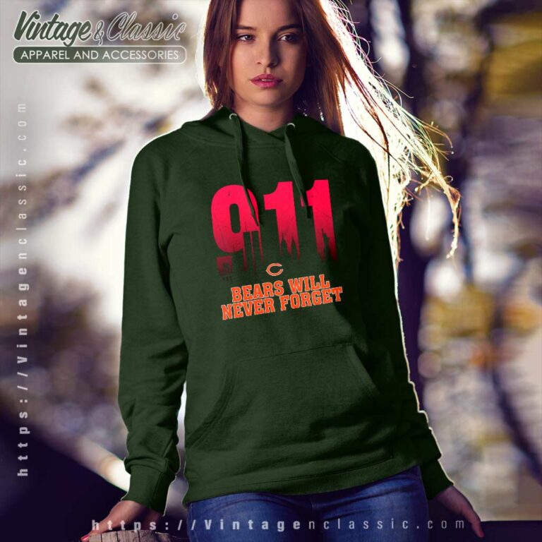 Chicago Bears Nfl 911 Will Never Forget Hoodie Chicago Bears Nfl 911 Will Never Forget Hoodie